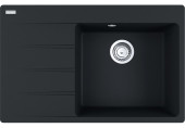 Franke Centro CNG 611-78 TL/7 Fragránit mosogató, 780 x 500 mm, matt fekete 114.0637.506