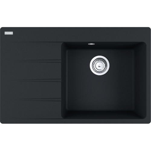 Franke Centro CNG 611-78 TL/7 Fragránit mosogató, 780 x 500 mm, matt fekete 114.0637.506