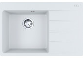 Franke Centro CNG 611-78 TL/2 Fragránit mosogató, 780 x 500 mm, fehér  114.0637.512