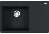 Franke Centro CNG 611-78 TL/2 Fragránit mosogató, 780 x 500 mm, matt fekete 114.0637.513