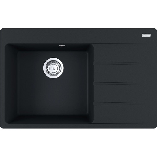 Franke Centro CNG 611-78 TL/2 Fragránit mosogató, 780 x 500 mm, matt fekete 114.0637.513