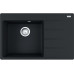 Franke Centro CNG 611-78 TL/2 Fragránit mosogató, 780 x 500 mm, matt fekete 114.0637.513