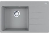 Franke Centro CNG 611-78 TL/2 Fragránit mosogató, 780 x 500 mm, kőszürke 114.0637.516