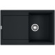 Franke Maris MRG 611 Fragránit mosogató, 780 x 500 mm, matt fekete 114.0637.576