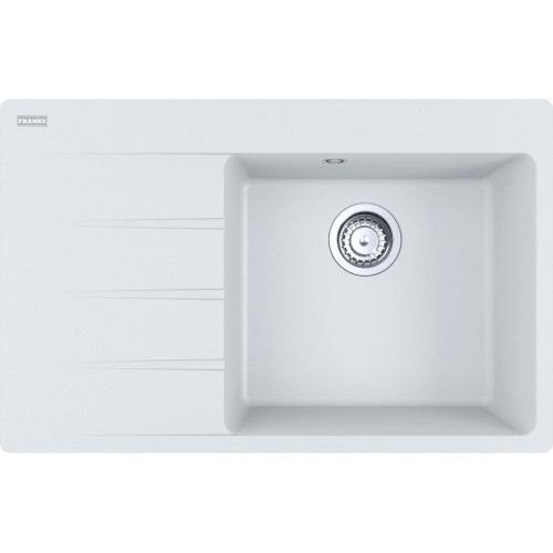 Franke Centro CNG 611-78 TL/7 Fragránit mosogató, 780 x 500 mm, fehér 114.0637.505