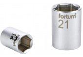 FORTUM Dugófej, 1/2", 9 mm, matt króm, 38 mm 4700409