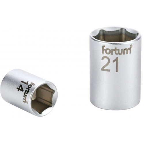 FORTUM Dugófej, 1/2", 9 mm, matt króm, 38 mm 4700409