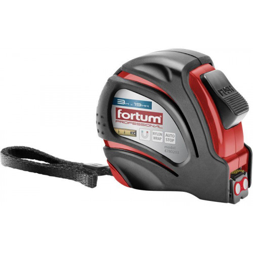 Fortum 1 stoppos gumírozott mérőszalag 3mx19mm 4780203