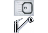 Franke SET N73 OLN 611-63 Rozsdamentes mosogató + FC 9547.031 csaptelep szett 101.0618.834