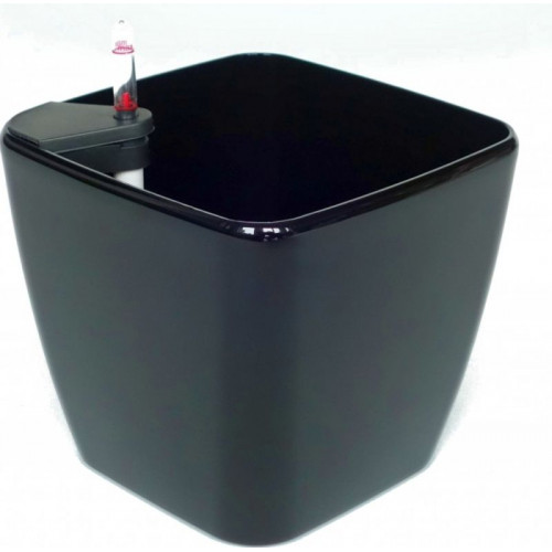 G21 önöntöző kaspó Cube maxi 45cm, fekete 639242