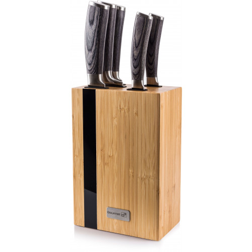 G21 PKéskészlet Gourmet Rustic 5 db + bambusz késtartó 6002237 G21 PKéskészlet Gourmet Rustic 5 db + bambusz késtartó 6002237