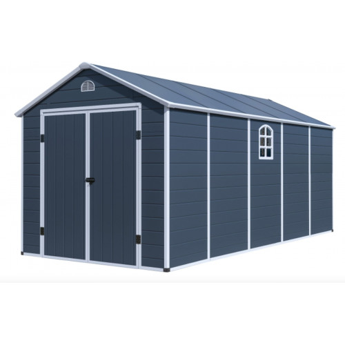 G21 Boston 1104 kerti ház - 241 x 456 cm, műanyag, szürke 6390080 G21 Boston 1104 kerti ház - 241 x 456 cm, műanyag, szürke 6390080