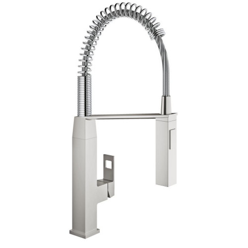 GROHE Eurocube egykaros mosogatócsap, szuperacél 31395DC0 GROHE Eurocube egykaros mosogatócsap, szuperacél 31395DC0