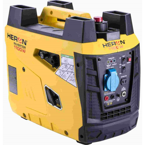 HERON benzinmotoros áramfejlesztő, 1,0kVA, 230V, digitális szabályzású 8896218 HERON benzinmotoros áramfejlesztő, 1,0kVA, 230V, digitális szabályzású 8896218