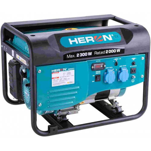 Heron benzinmotoros áramfejlesztő, max 1800 va, egyfázisú - 8896411 Heron benzinmotoros áramfejlesztő, max 1800 va, egyfázisú - 8896411