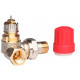 Danfoss RA-N10 Radiátorszelep beépített előbeállítással, 3/8", balos térsarok 013G0232