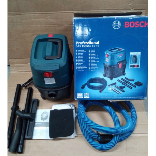 Bosch GAS 15 Professional Nedves-száraz porszívó 06019E5000