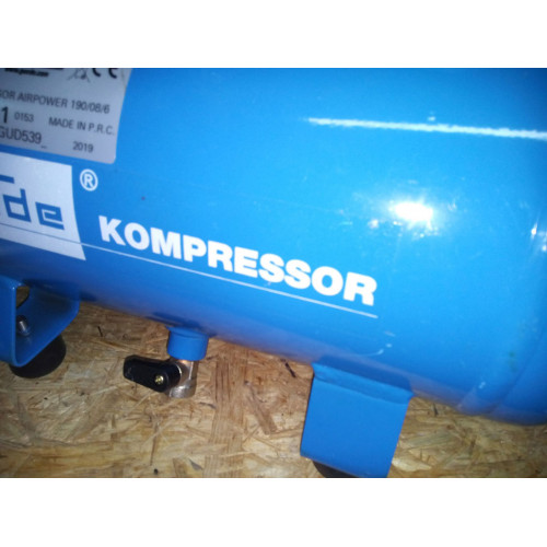 KIÁRUSÍTÁS GÜDE Airpower 190/08/6 olajmentes kompresszor 50089 SZERVIZELT