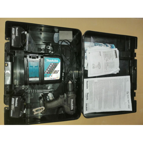 KIÁRUSÍTÁS Makita DDF482RFEB akkus fúró-csavarbehajtó, 2x Li-ion LXT 18V/3,0 Ah SZERVIZELT
