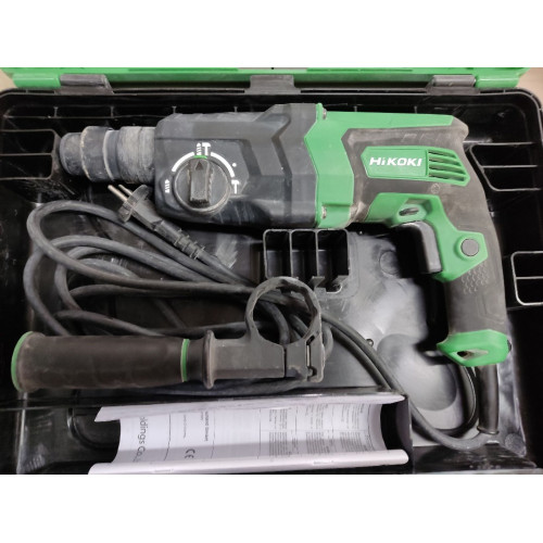 KIÁRUSÍTÁS HiKOKI (Hitachi) DH26PC2 Fúró-vésőkalapács SDS-plus, 850W HASZNÁLT