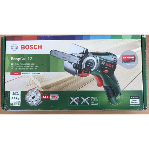 KIÁRUSÍTÁS BOSCH EasyCut 12 akkus szúrófűrész akku és töltő egység nélkül, 06033C9001 ÚJR