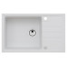 ALVEUS INTERMEZZO 130 gránit mosogató, 780 x 480 mm, fehér