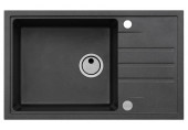 ALVEUS INTERMEZZO 130 gránit mosogató, 780 x 480 mm, fekete