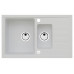 ALVEUS INTERMEZZO 70 gránit mosogató, 780 x 480 mm, fehér
