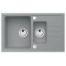 ALVEUS INTERMEZZO 70 gránit mosogató, 780 x 480 mm, beton
