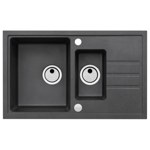 ALVEUS INTERMEZZO 70 gránit mosogató, 780 x 480 mm, fekete