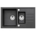 ALVEUS INTERMEZZO 70 gránit mosogató, 780 x 480 mm, fekete