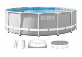 INTEX PRISM FRAME Kör alakú medence 427 x 107 cm patronos szűrővel 220–240V 26720NP