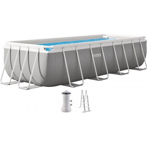 INTEX PRISM FRAME Téglalap alakú medence 400 × 200 × 100 cm patronos szűrővel 12V 26788GN INTEX PRISM FRAME Téglalap alakú medence 400 × 200 × 100 cm patronos szűrővel 12V 26788GN