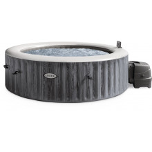 INTEX PureSpa Greywood Bubble Deluxe Feélfújható jakuzzi S2 28442