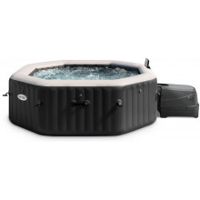 INTEX PureSpa Jet & Bubble Deluxe Octagon Felfújható jakuzzi, 218 x 71 cm 28462