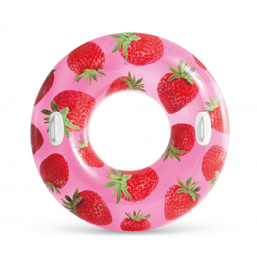 INTEX Felfújható epres úszógumi, 107 cm 56261NP