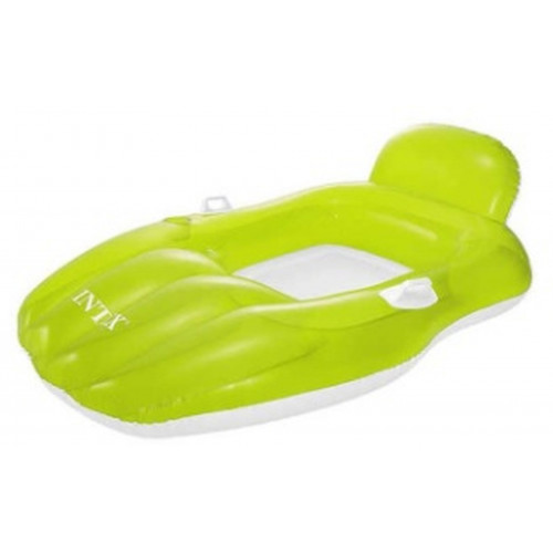 INTEX Chill N Float felfújható strandmatrac, lime, 163 x 104 cm 56805EU