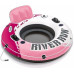 INTEX River Run felfújható úszó fotel, rózsaszín, 135 cm 56824EU