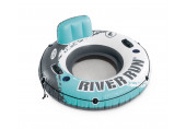 INTEX River Run Felfújható úszó fotel, türkiz, 135 cm 56825EU