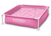INTEX Frame Mini csővázas gyerekmedence, rózsaszín, 122 x 122 x 30 cm 57172NP