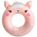 INTEX Cute Animals Tube felfújható úszógumi, 76 cm, macska 59266NP