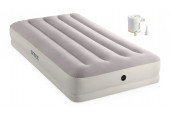 INTEX PRESTIGE MID-RISE TWIN Felfújható ágy USB pumpával 99 × 191 × 30 cm 64177