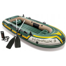 INTEX Seahawk 3 Set Felfújható csónak, 295 x 137 x 43 cm 68380NP