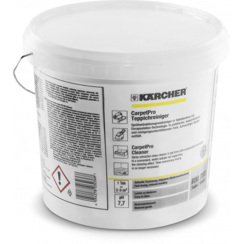 Kärcher RM 760 Classic CarpetPro Tisztítószer, 200 tabletta 6.295-856.0 Kärcher RM 760 Classic CarpetPro Tisztítószer, 200 tabletta 6.295-856.0