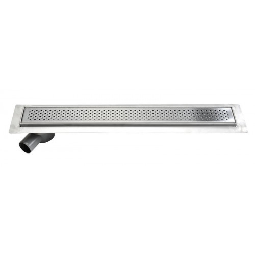 AQUALINE Krokus padlóösszefolyó rács, 86 x 14 cm, inox 2705-90