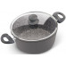 LAMART LT1188 Flint tapadásmentes edény fedővel, 20 cm 42003573