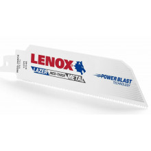 LENOX Lazer 201726114R fűrészlap keményfémek vágásához, 6114R, 150 mm, 14 TPI, 5 db