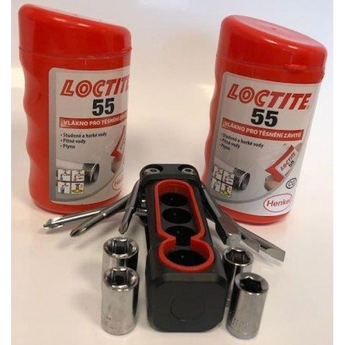 LOCTITE 55 menettömítő zsinór szerszámkészlettel, 2 x 160 m 34543TOOL