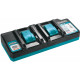 Makita 1911L9-4 Dupla akkumulátor törlő Li-ion XGT 40V DC40WA lassú