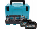 Makita 191U00-8 Akkumulátor és töltő szett Li-ion XGT 40V 2xBL4040+1xDC40RB+Makpac